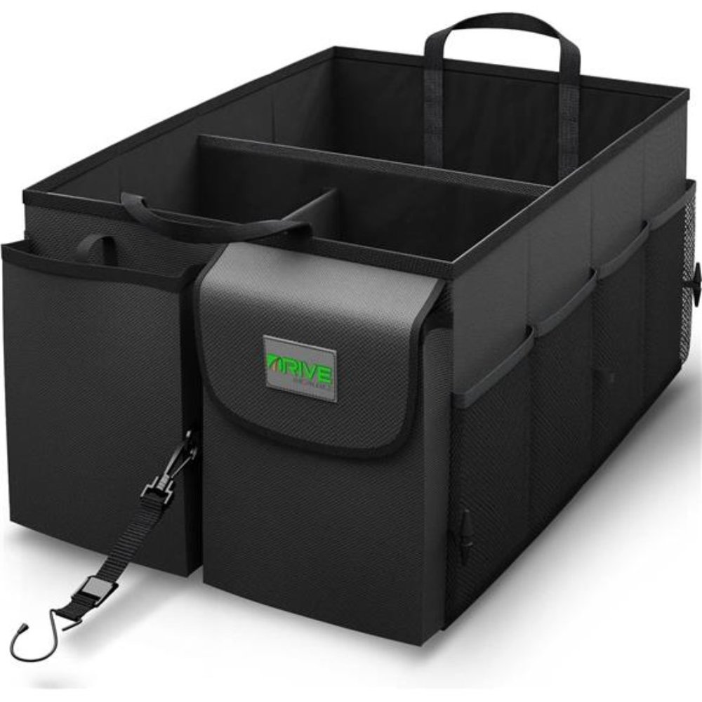 Auto Car Trunk Organizer - Collapsible, Multi-Compartment Automotive SUV